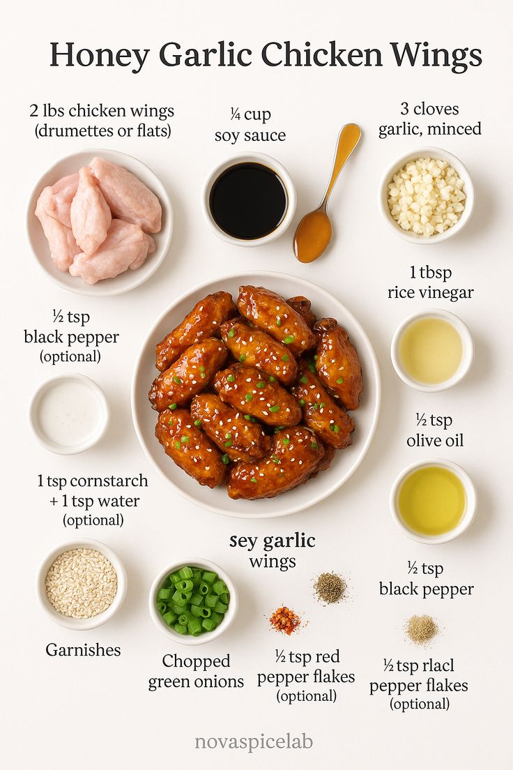 Home 64 The Ultimate Guide to Sticky, Crispy Honey Garlic Chicken Wings
