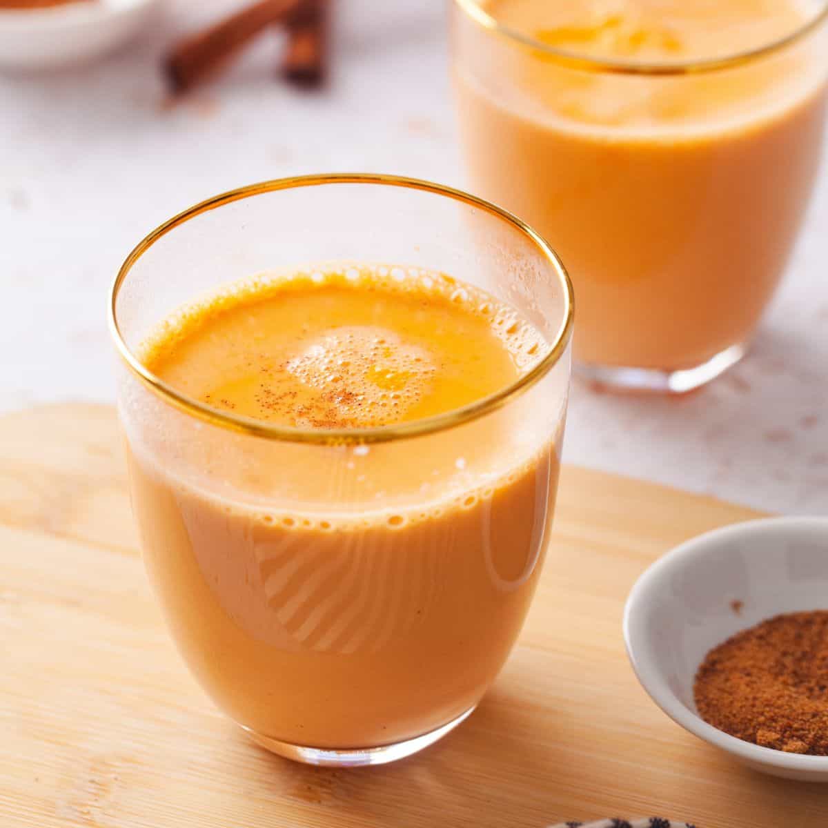 Spiced Carrot Milk (Gajar Doodh)