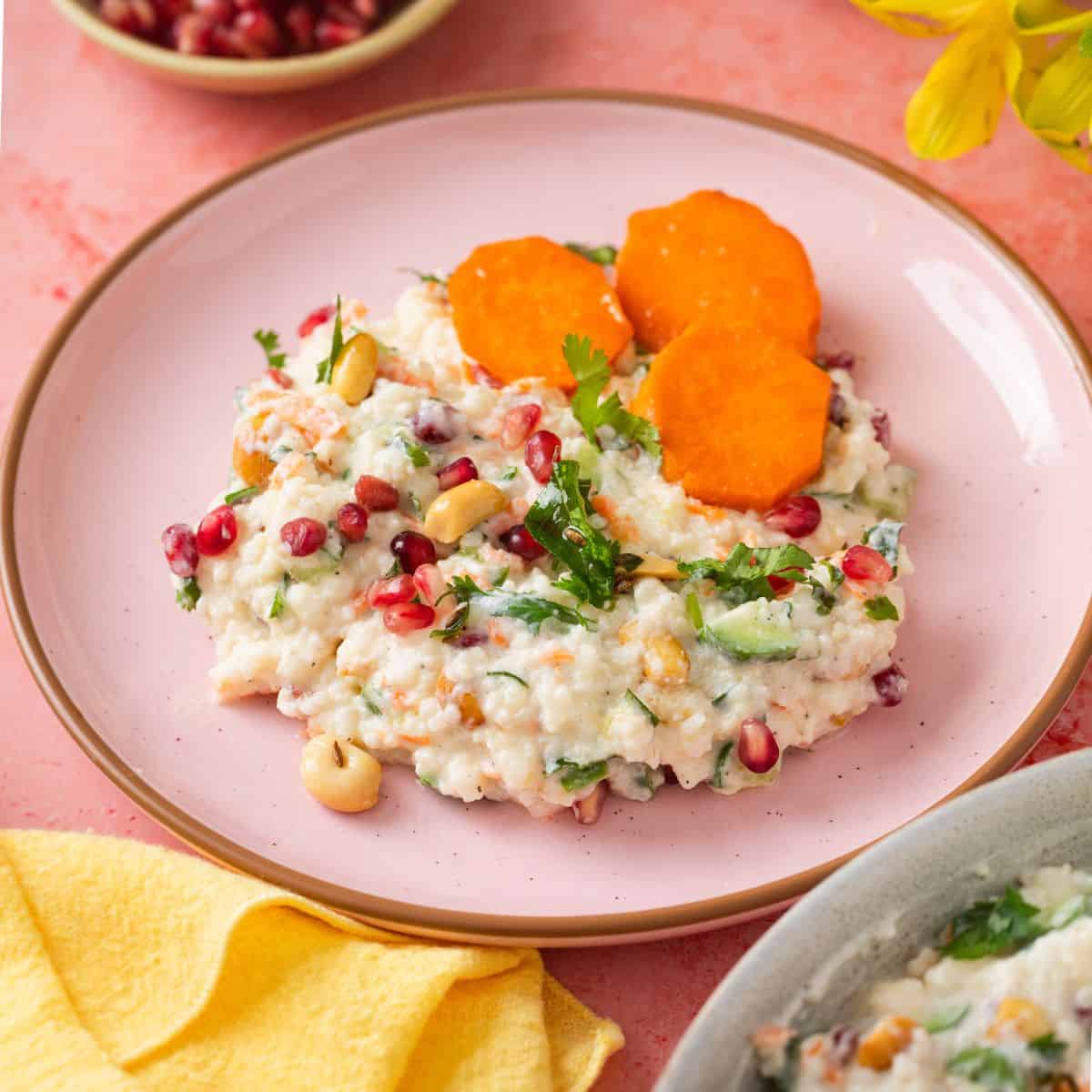 Curd Rice With Millets (Fasting Friendly)