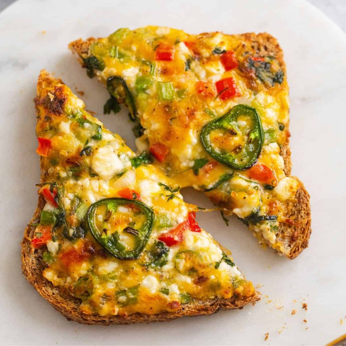 15-Minute Cottage Cheese Chilli Toast