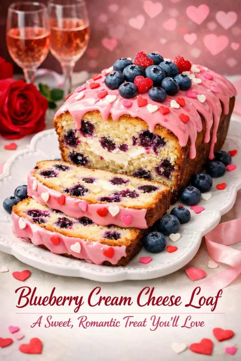 Blueberry Cream Cheese Loaf