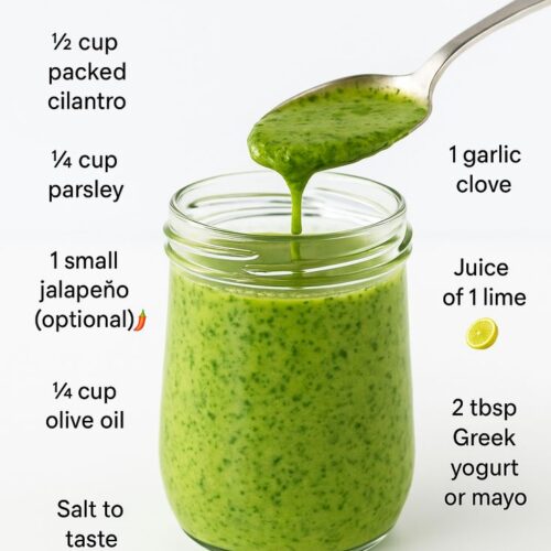 Creamy Cilantro Chimichurri – Herbaceous, Zesty & Totally Addictive! 🌿🔥