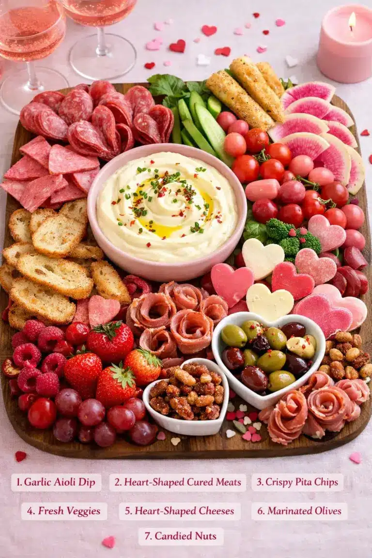 Garlic Aioli Charcuterie Board – A Stylish, Irresistible Crowd-Pleaser