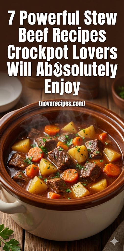 7 Powerful Stew Beef Recipes Crockpot Lovers Will Absolutely Enjoy