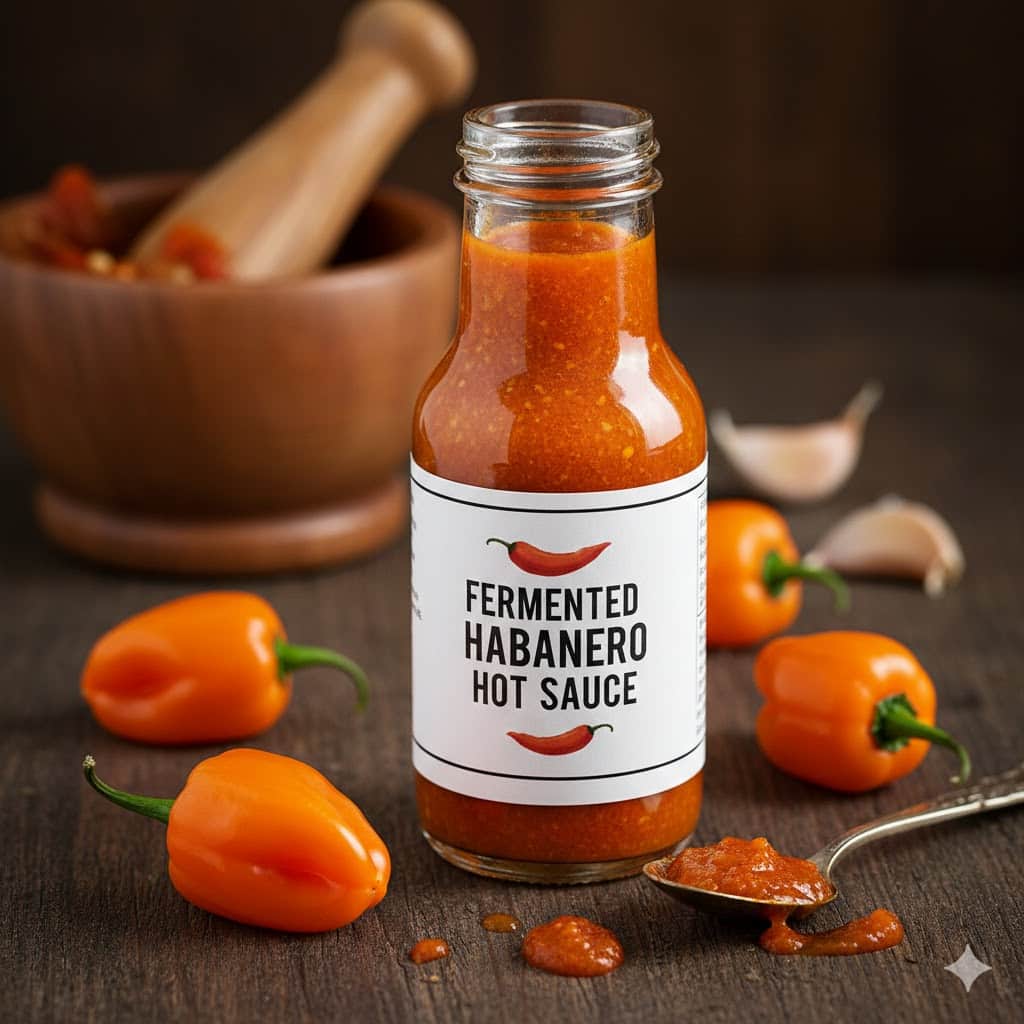 Fermented Habanero Hot Sauce