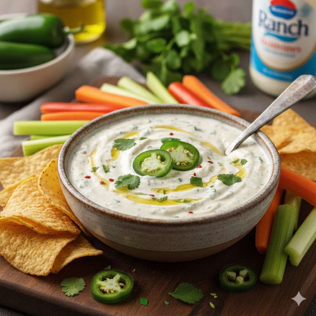 Creamy Jalapeño Ranch Dip