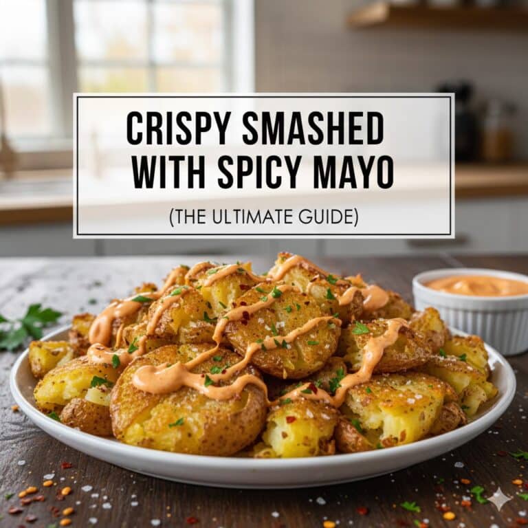 Crispy Smashed Potatoes with Spicy Mayo