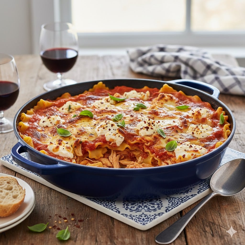 One-Pan Marry Me Chicken Lasagna