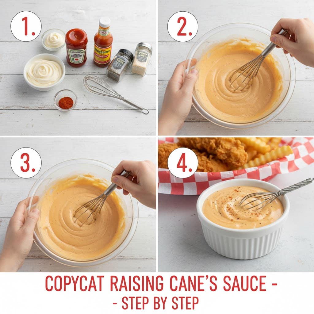 Copycat Raising Cane’s Sauce step by step