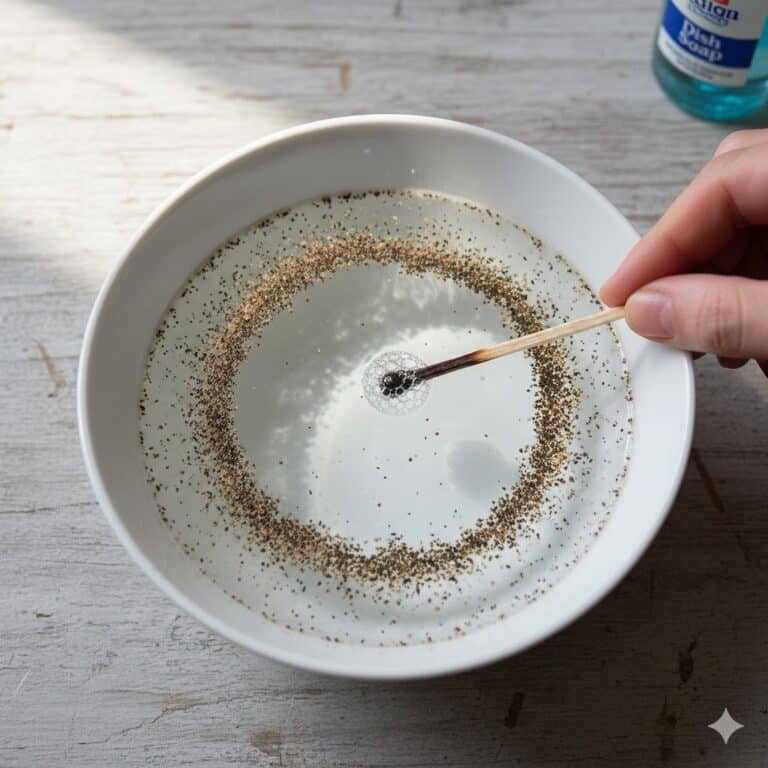 The Magic Pepper Trick (Easy Kitchen Science for Kids)