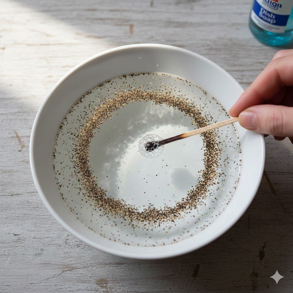 The Magic Pepper Trick (Easy Kitchen Science for Kids)