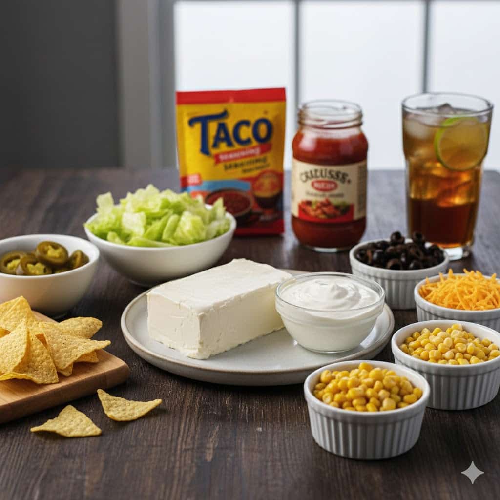 taco dip ingredients