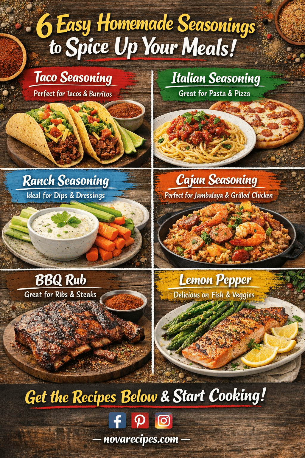 The Ultimate Guide to 6 Easy Homemade Seasoning Blends: Elevate Your Cooking and Reclaim Your Pantry