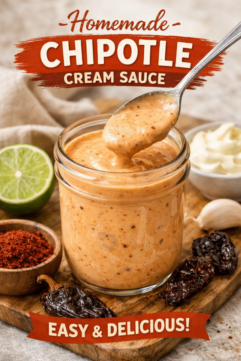 Homemade Chipotle Cream Sauce Recipe