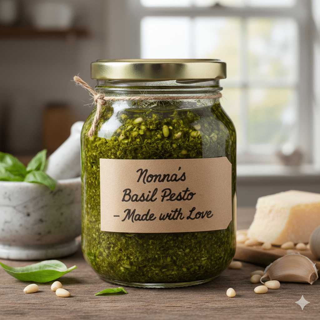 Homemade Pesto Sauce