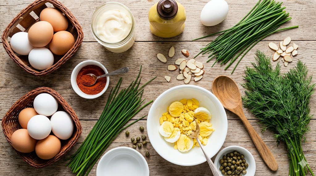 The Best Easter Deviled Eggs Recipe (Classic, Creamy & Crowd-Pleasing!) 2 Ingredients for Easter Deviled Eggs