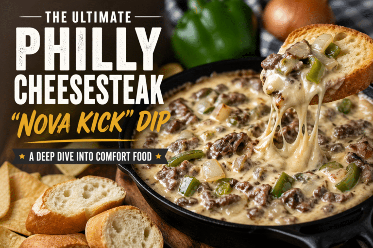 Philly Cheesesteak “Nova Kick” Dip