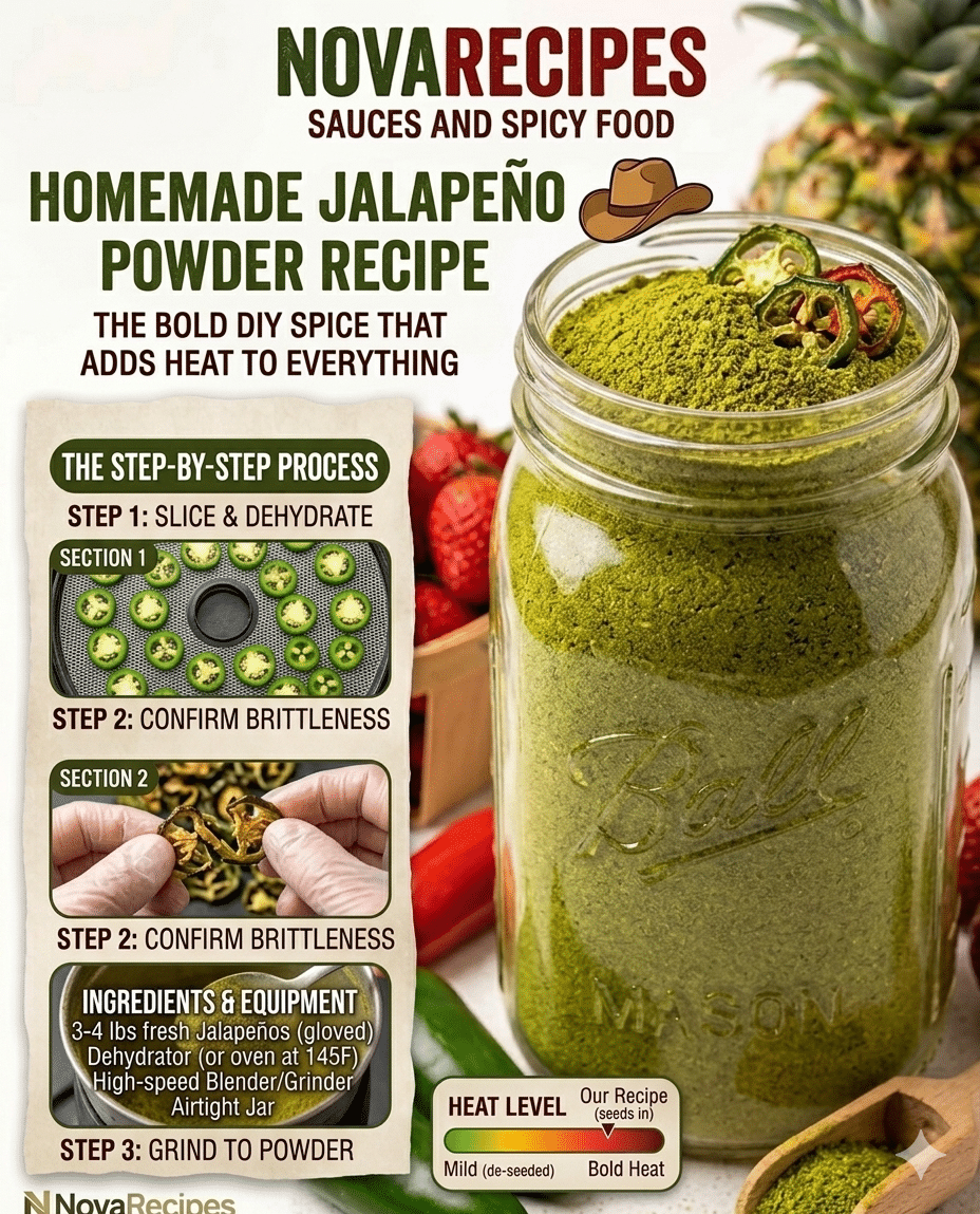 Homemade Jalapeño Powder Recipe: The Bold DIY Spice That Adds Heat to Everything