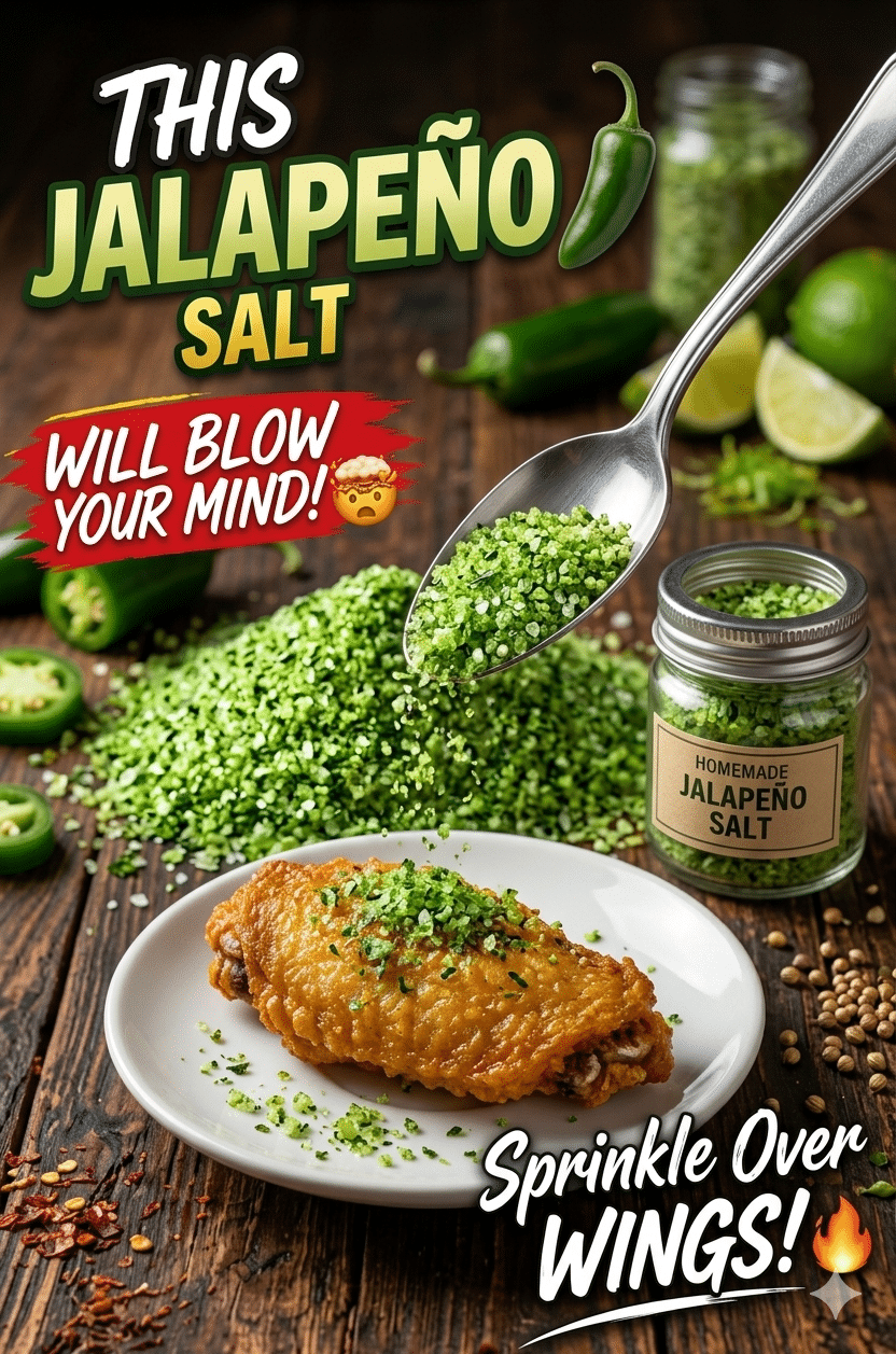 Homemade Jalapeño Salt: The Electric Green Glow