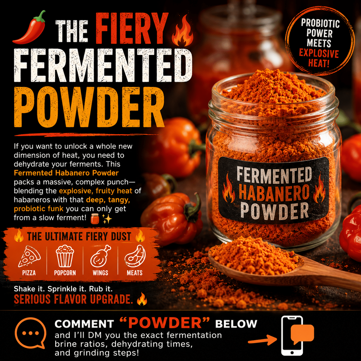 Fermented Habanero Powder Recipe – The Ultimate Homemade Spicy Seasoning