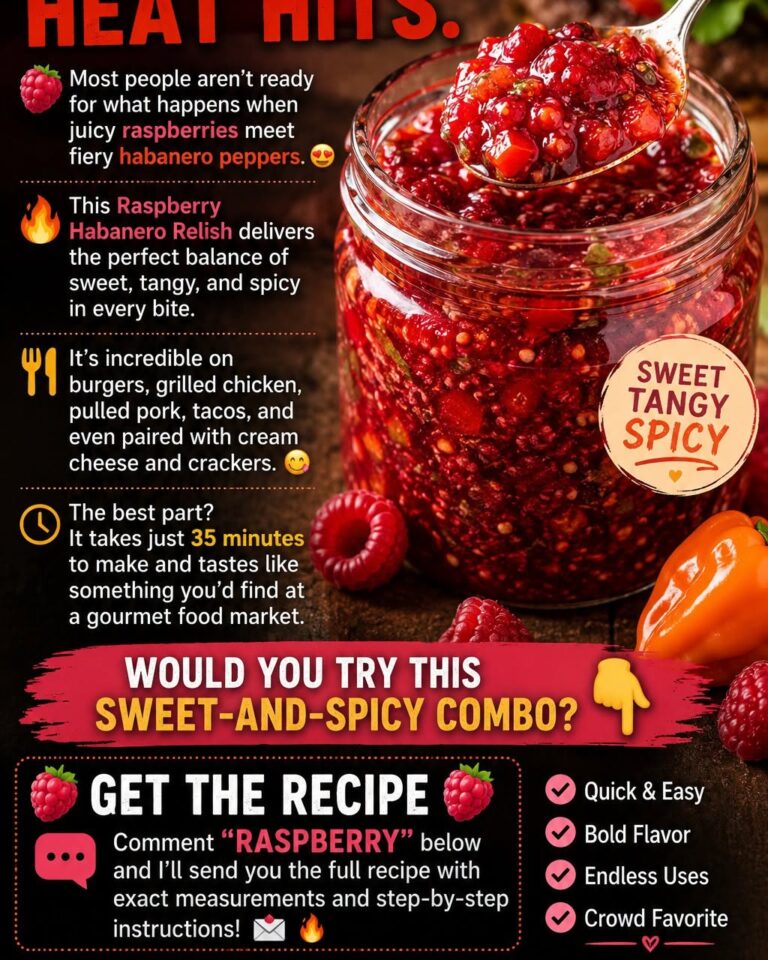 Raspberry Habanero Relish