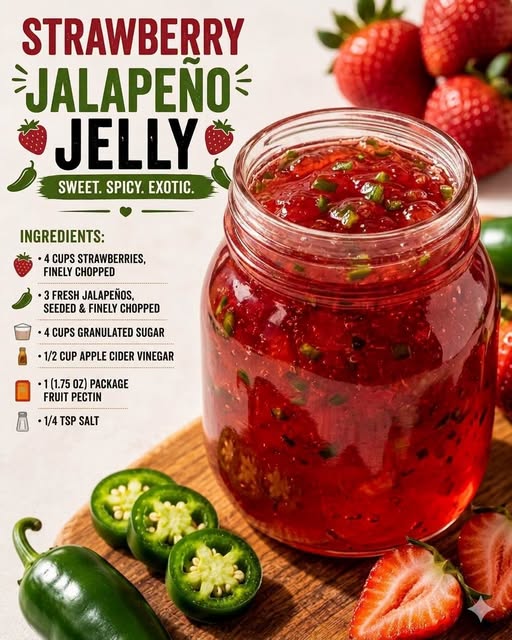 Strawberry Jalapeño Jelly