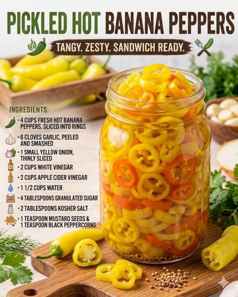 Easy Pickled Banana Peppers Recipe