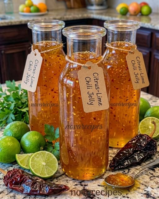 CITRUS-LIME CHILI JELLY 🔥
