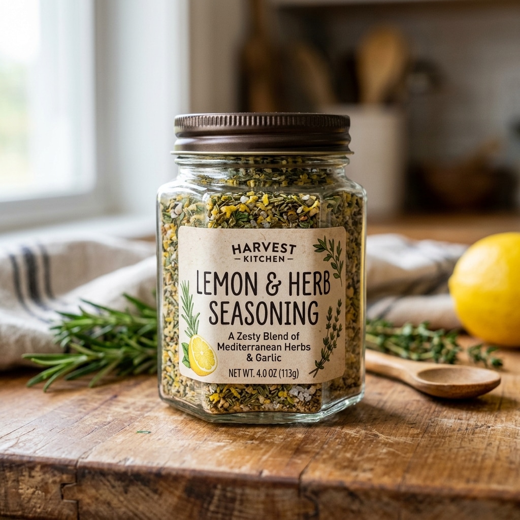 Jar of Lemon Herb Seasoning 202606042322