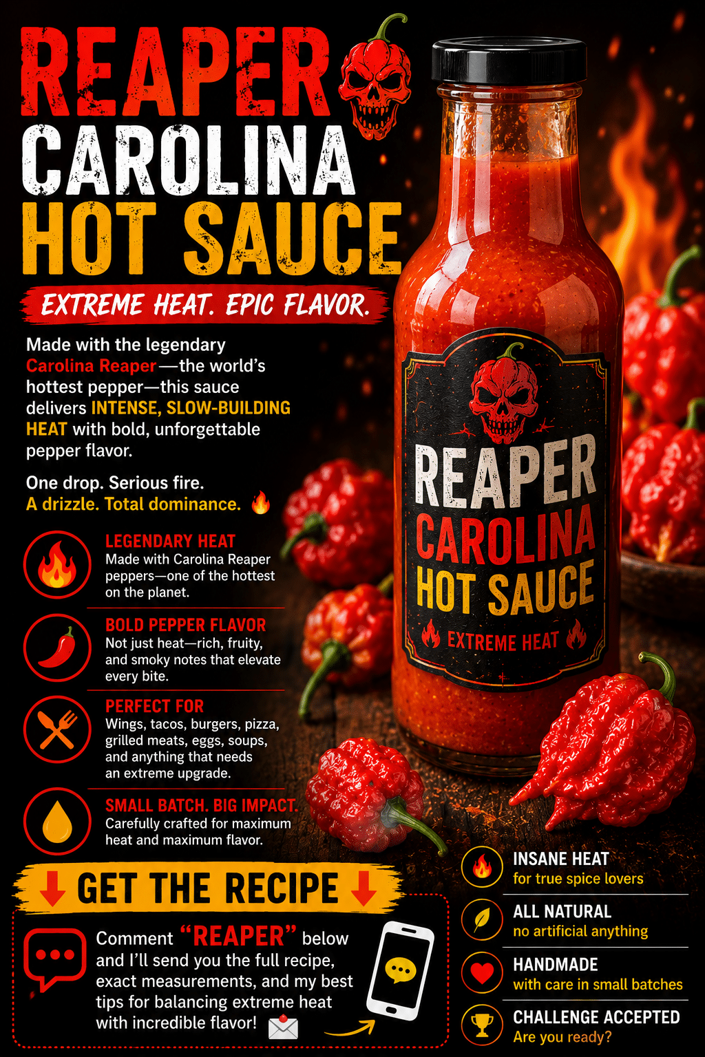 Carolina Reaper Hot Sauce Recipe