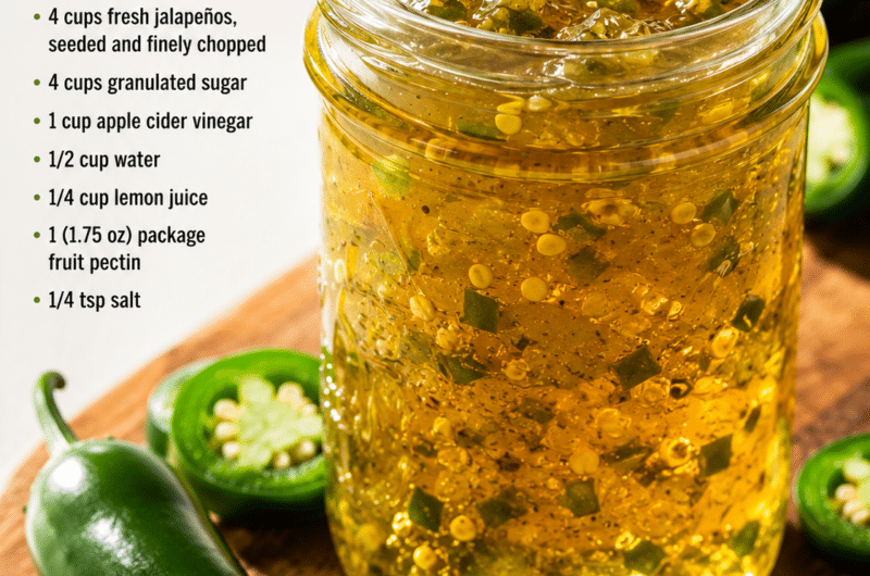 Easy Jalapeno Jelly Recipe – The Ultimate Sweet & Spicy Pepper Jelly 1 Easy Jalapeno Jelly Recipe – The Ultimate Sweet & Spicy Pepper Jelly