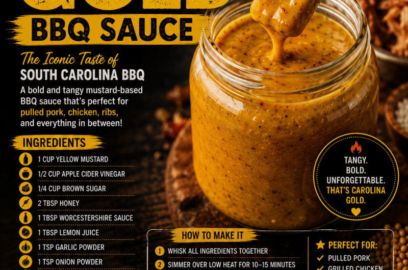 Carolina Gold Barbecue Sauce: The Ultimate South Carolina Mustard BBQ Sauce Recipe 1 Carolina Gold Barbecue Sauce: The Ultimate South Carolina Mustard BBQ Sauce Recipe