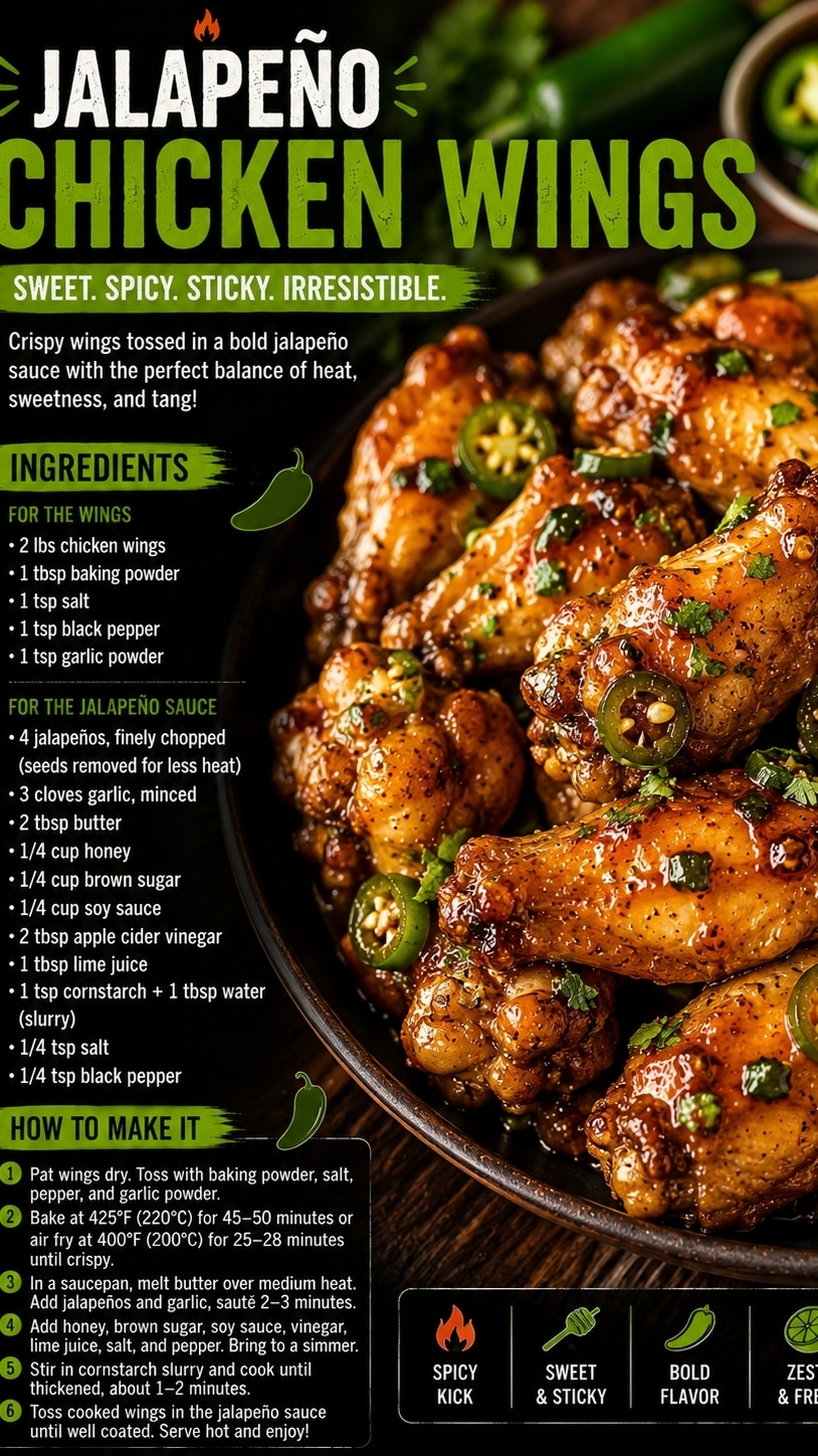 Jalapeno Chicken Wings Recipe: The Ultimate Sweet, Spicy, and Sticky Glaze